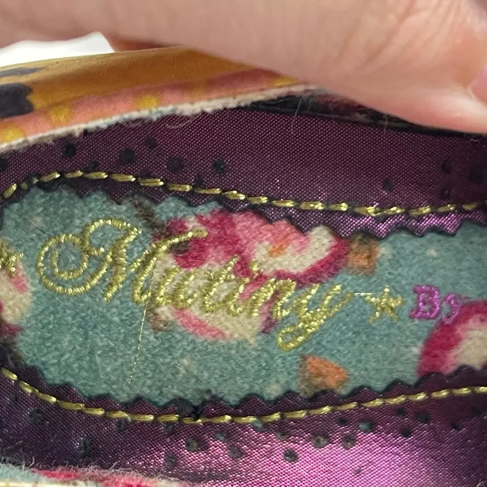 MUTINY by  Irregular Choice Shoes HIGH HEEL BROWN BOW SIZE 36